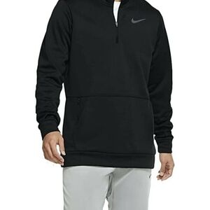 Nike ThermaFit 1/4 Zip Black Pullover Sweatshirt